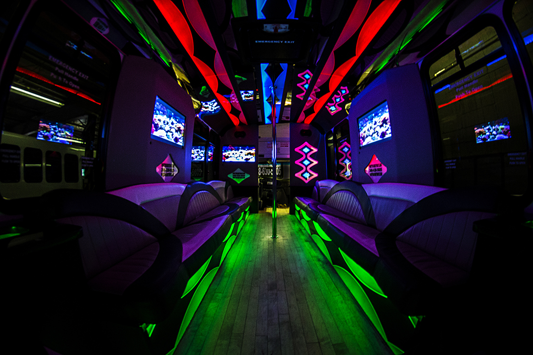 24-passenger party buses